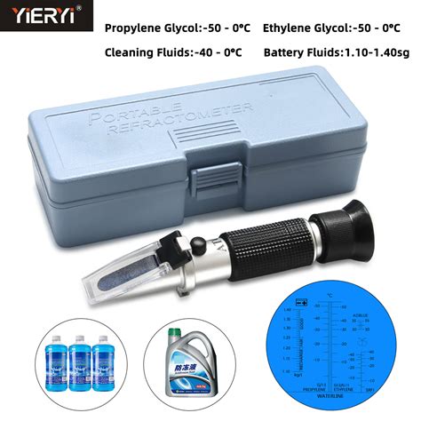 refractometer for freezing point|refractometer for freezing glycol.